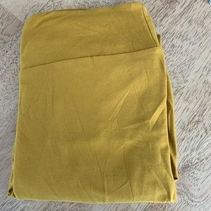 Lularoe OS mustard yellow leggings